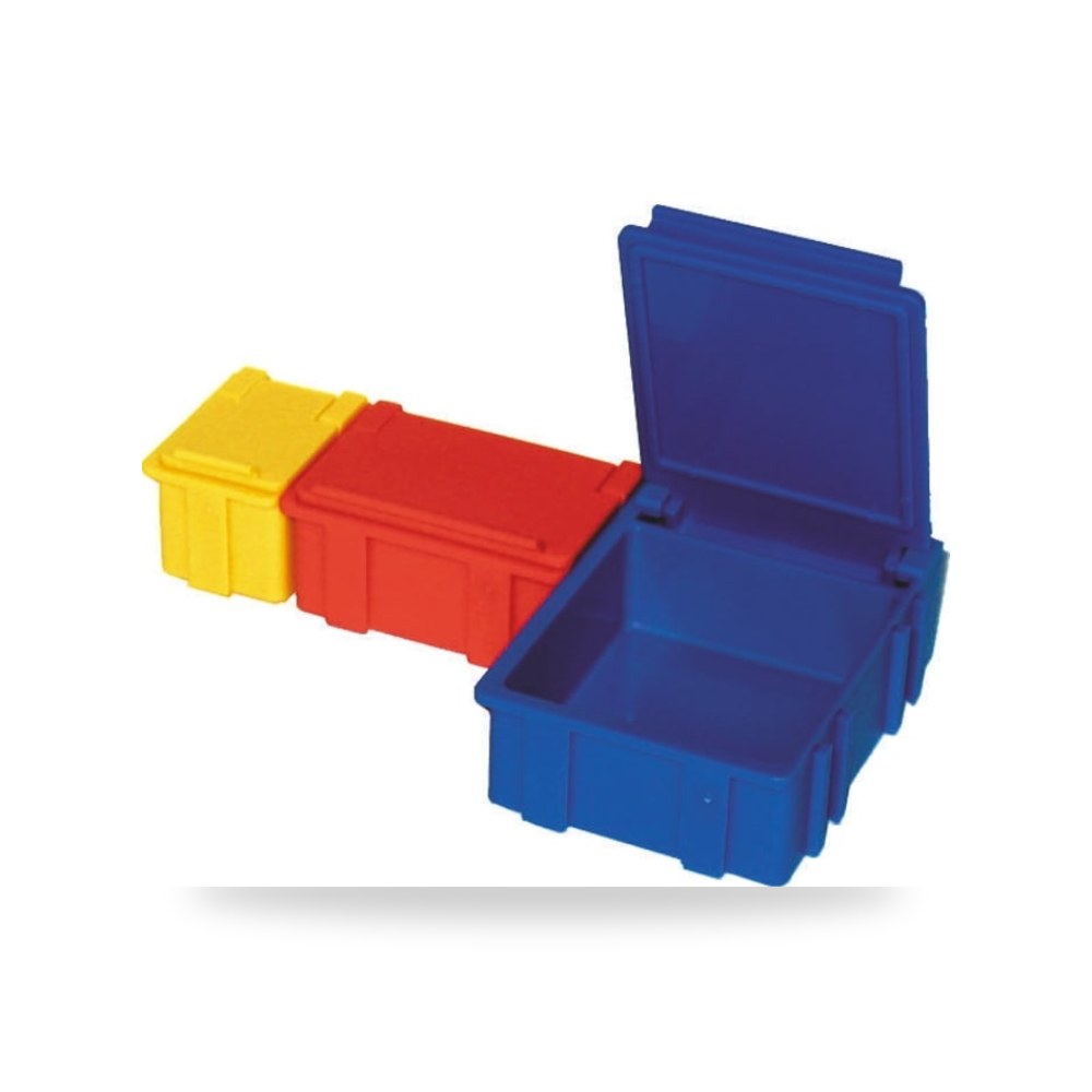 صندوق وحافظة تنظيم قطع مقسمة أزرق 3 خانات RS ريمكو للتوريدات الصناعية (Reemco Industrial)