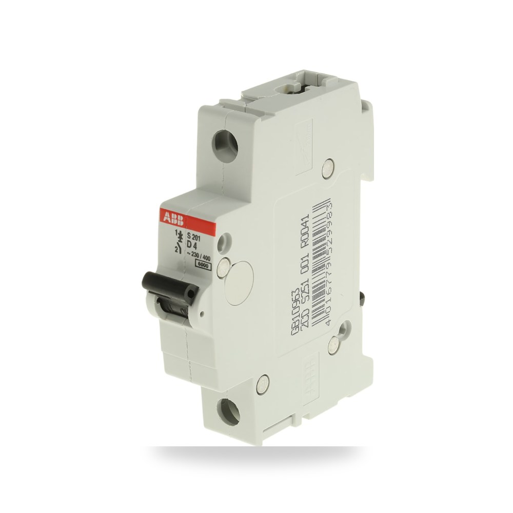 قاطع تيار أوتوماتيكي MCB أحادي 4A منحنى D فئة ريمكو للتوريدات الصناعية (Reemco Industrial)