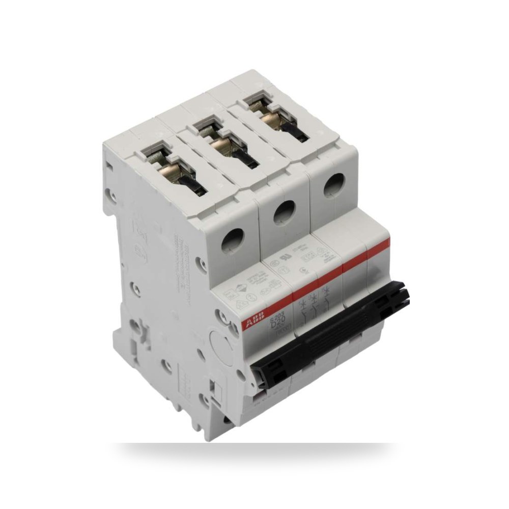 قاطع تيار أوتوماتيكي MCB S200 ثلاثي 20A نسخة ريمكو للتوريدات الصناعية (Reemco Industrial)