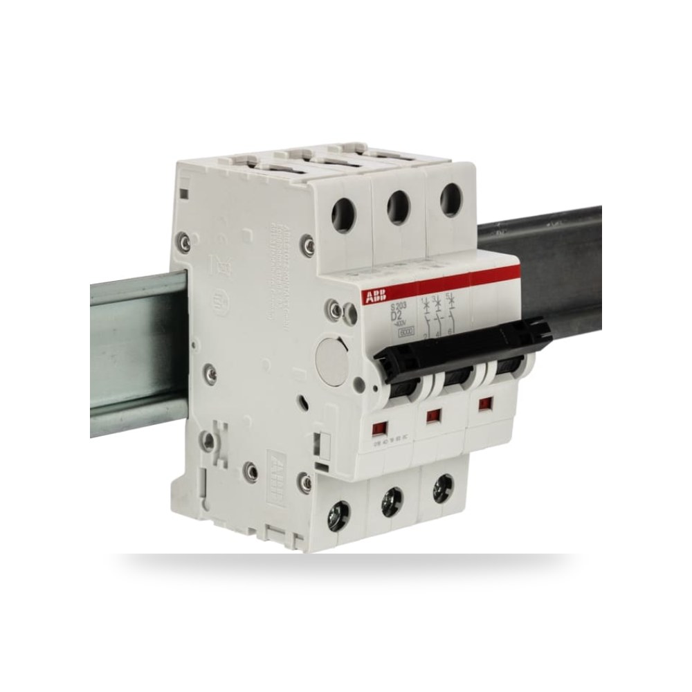 قاطع تيار أوتوماتيكي MCB S200 ثلاثي 2A منحنى ريمكو للتوريدات الصناعية (Reemco Industrial)