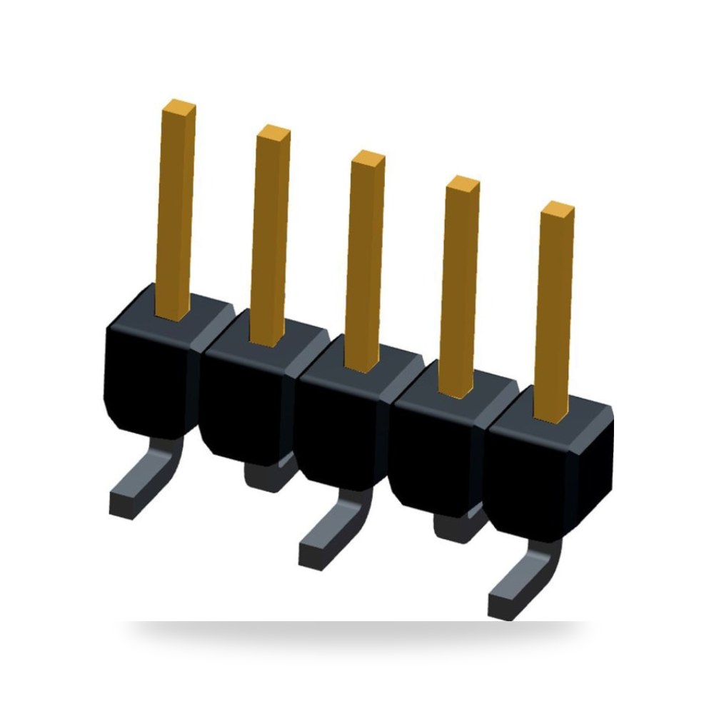 موصل وبن هيدر بوردات PCB 5 خط خطوة 2.54 شاق ريمكو للتوريدات الصناعية (Reemco Industrial)