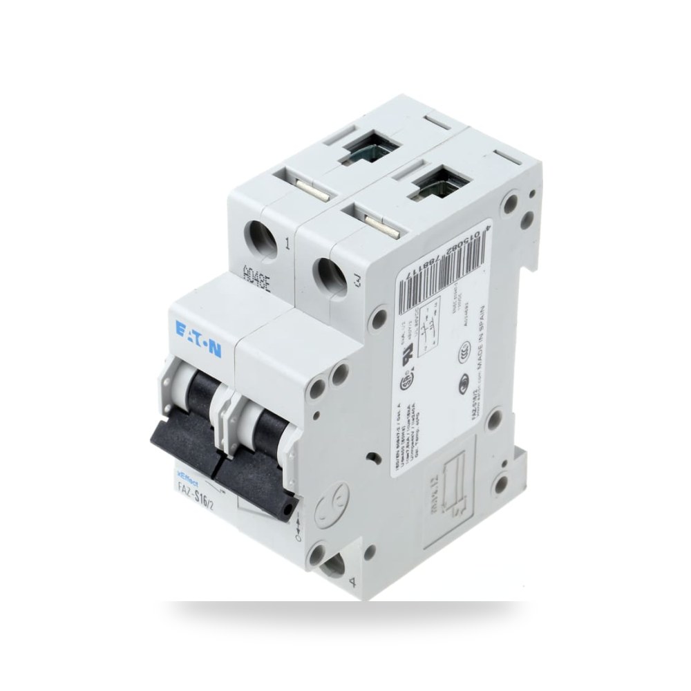 قاطع تيار أوتوماتيكي MCB ثنائي 16A طراز مميز ريمكو للتوريدات الصناعية (Reemco Industrial)