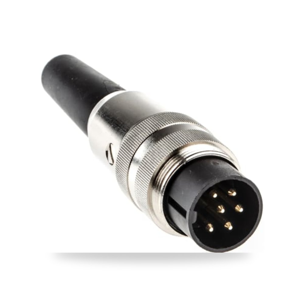 قابس موصل دين DIN 6 أقطاب طراز احترافي RS PRO ريمكو للتوريدات الصناعية (Reemco Industrial)