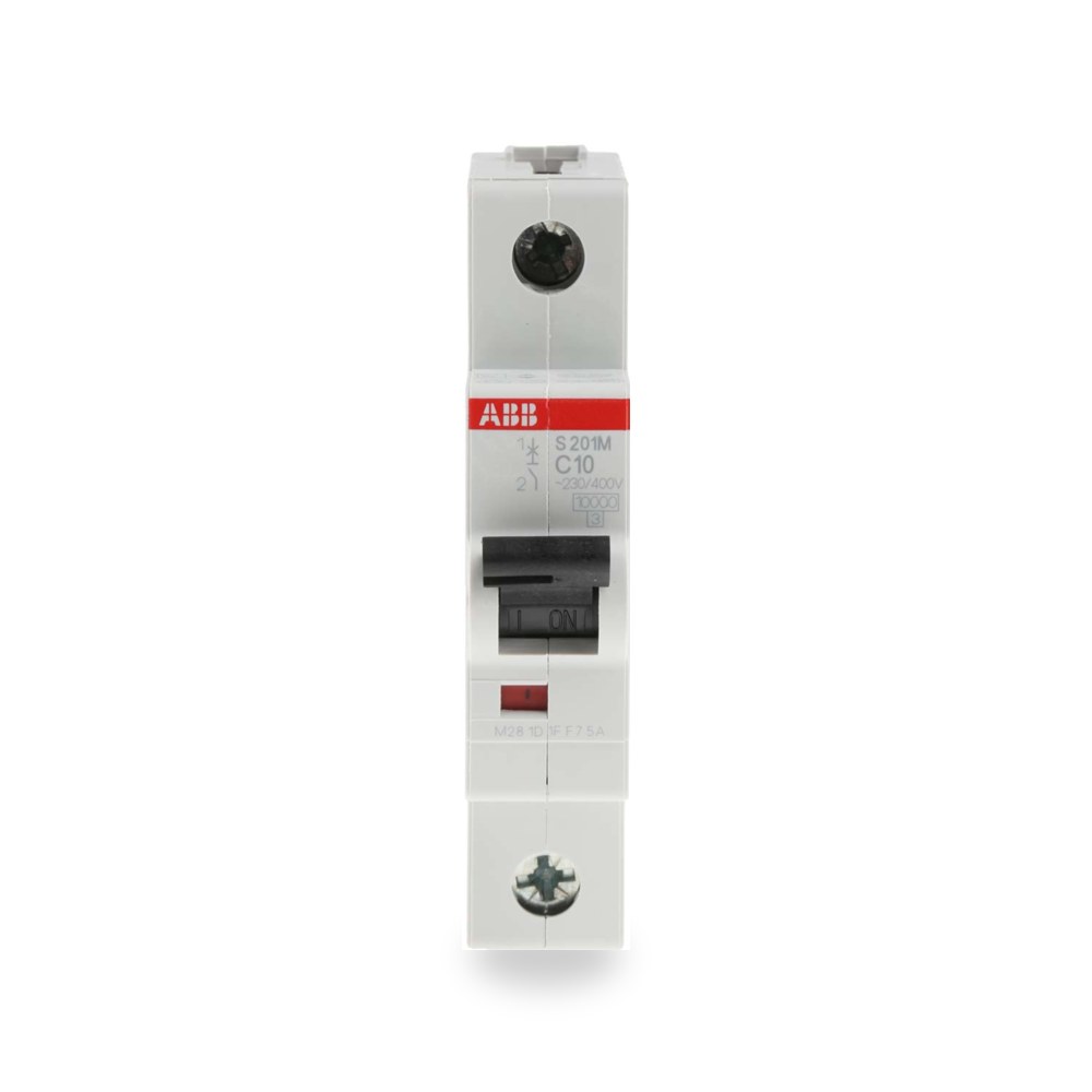 قاطع تيار أوتوماتيكي MCB أحادي 10A منحنى طراز ريمكو للتوريدات الصناعية (Reemco Industrial)