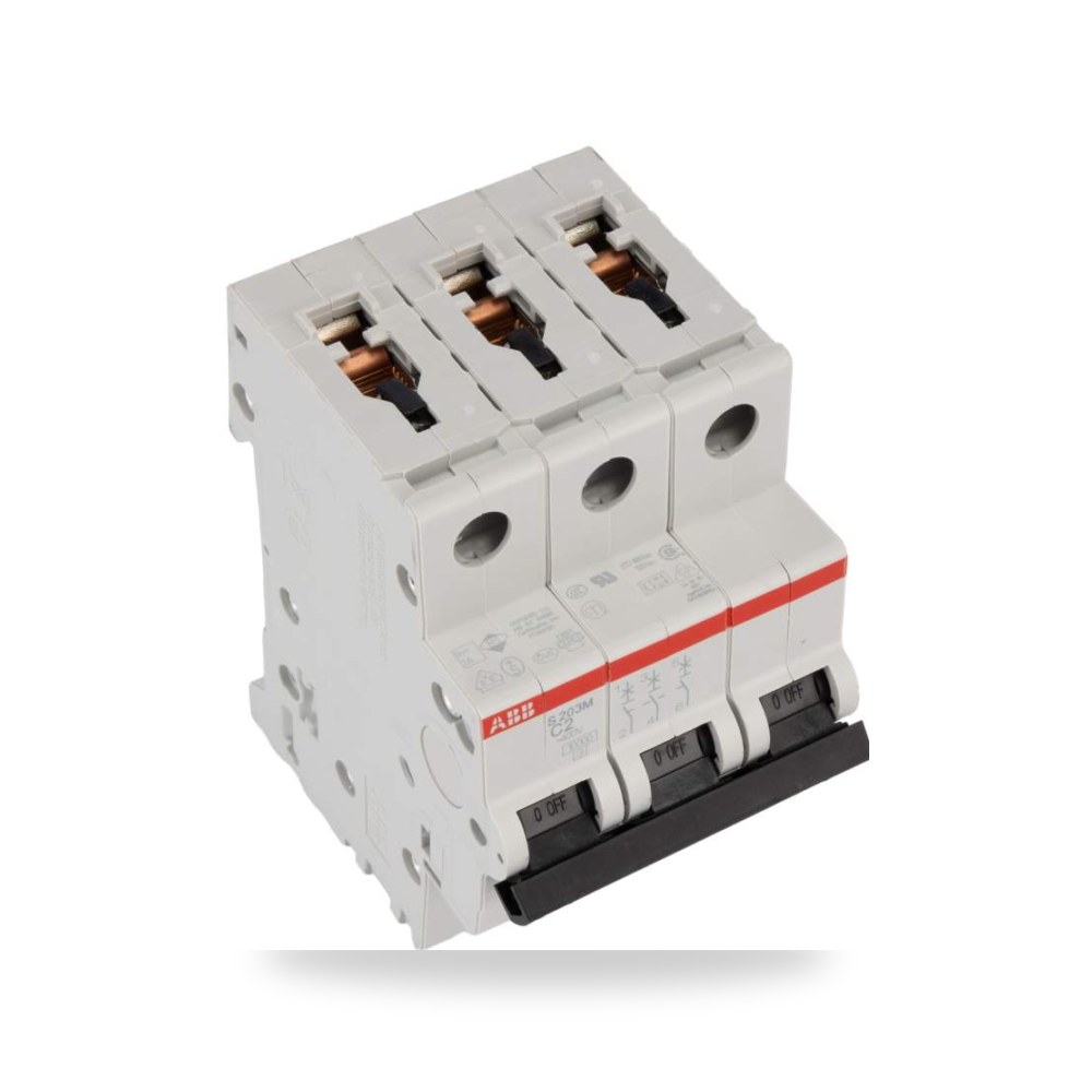 قاطع تيار أوتوماتيكي MCB S200M ثلاثي 2A منحنى ريمكو للتوريدات الصناعية (Reemco Industrial)