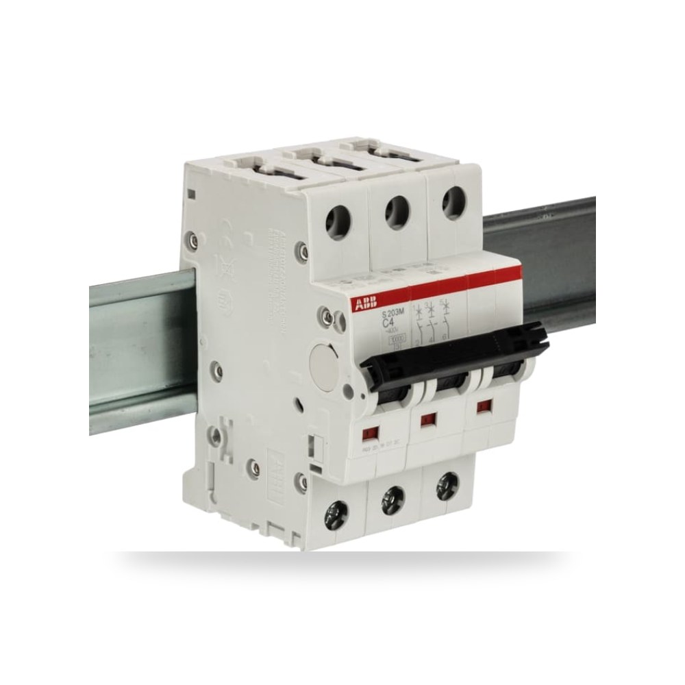 قاطع تيار أوتوماتيكي MCB S200M ثلاثي 4A منحنى ريمكو للتوريدات الصناعية (Reemco Industrial)