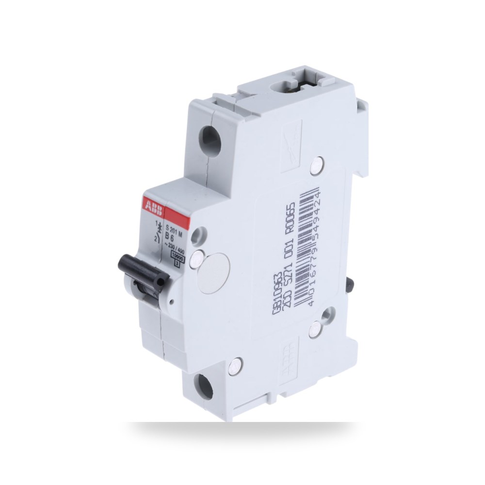قاطع تيار أوتوماتيكي MCB أحادي 6A منحنى B ريمكو للتوريدات الصناعية (Reemco Industrial)