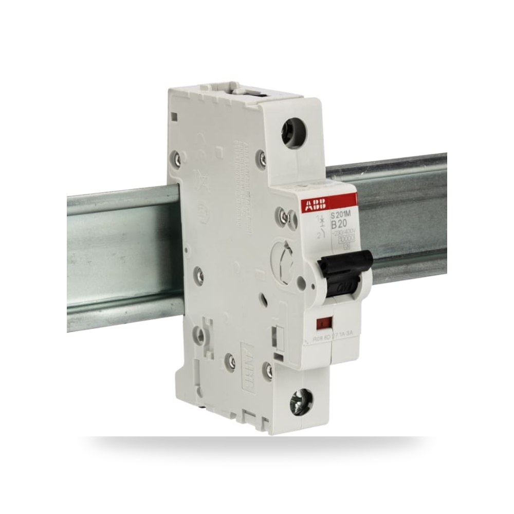 قاطع تيار أوتوماتيكي MCB أحادي 20A منحنى طراز ريمكو للتوريدات الصناعية (Reemco Industrial)