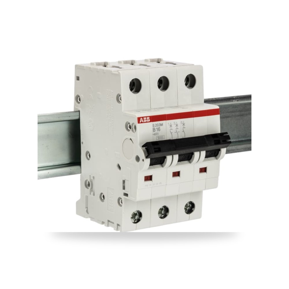 قاطع تيار أوتوماتيكي MCB S200M ثلاثي 16A ريمكو للتوريدات الصناعية (Reemco Industrial) موديل