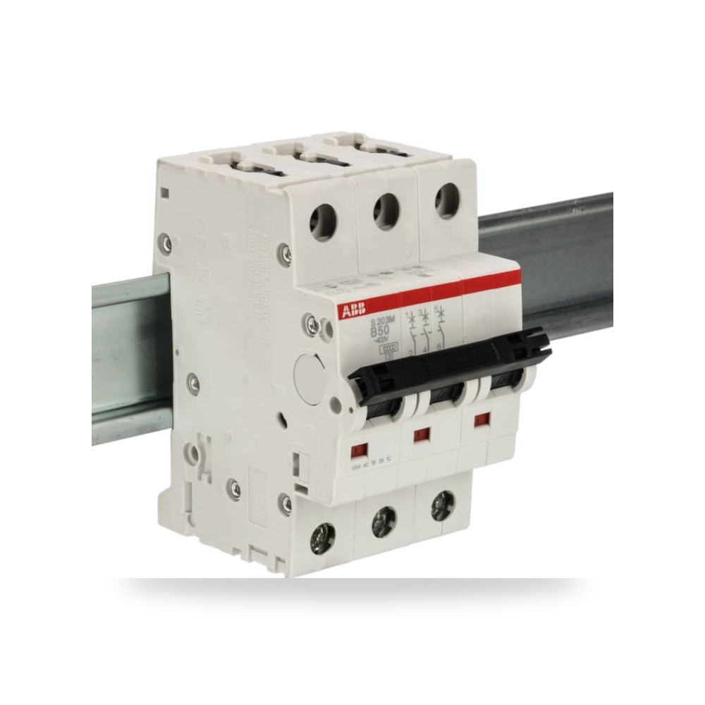 قاطع تيار أوتوماتيكي MCB S200M ثلاثي 50A ريمكو للتوريدات الصناعية (Reemco Industrial)