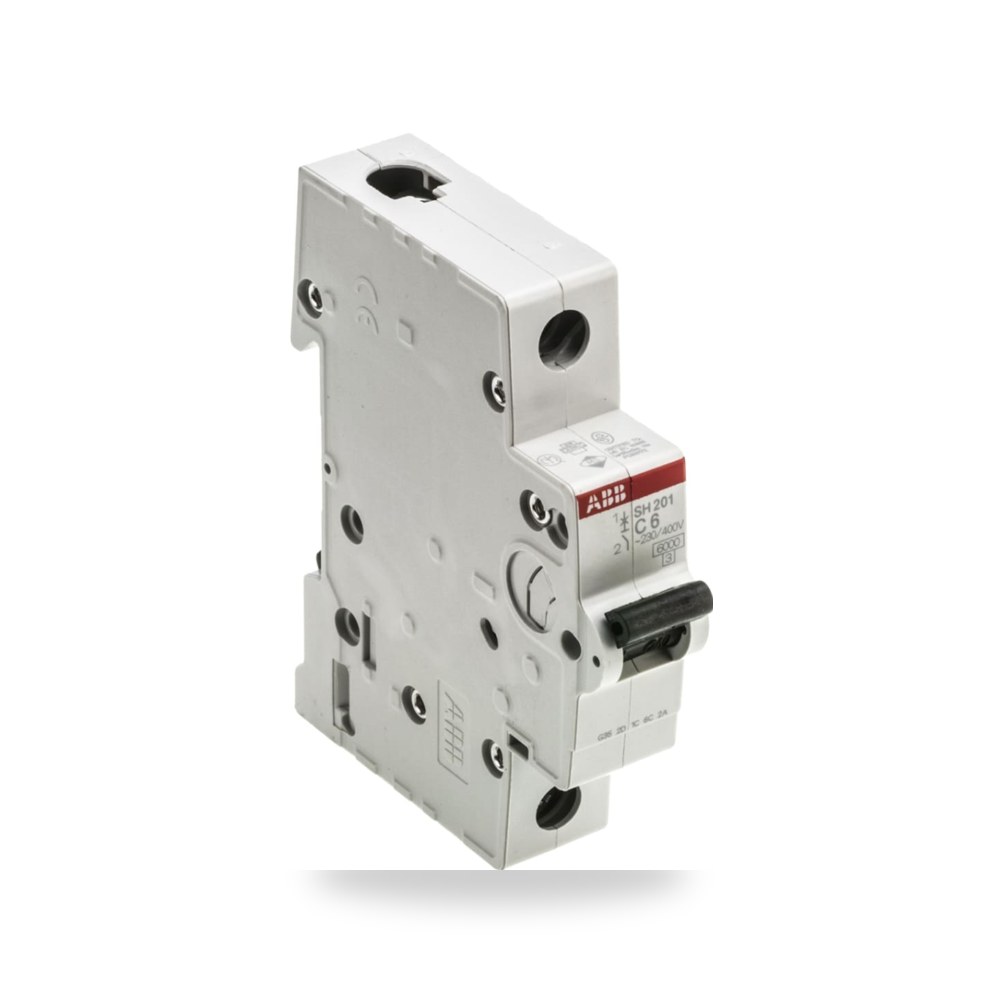 قاطع تيار أوتوماتيكي MCB أحادي 6A منحنى طراز ريمكو للتوريدات الصناعية (Reemco Industrial)