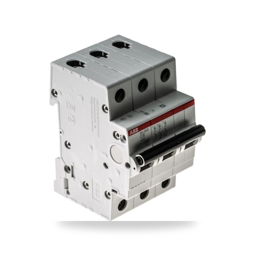 قاطع تيار أوتوماتيكي MCB ثلاثي 6A منحنى فئة ريمكو للتوريدات الصناعية (Reemco Industrial)