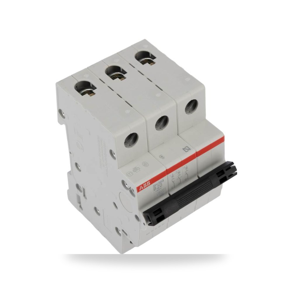 قاطع تيار أوتوماتيكي MCB ثلاثي 20A منحنى B ريمكو للتوريدات الصناعية (Reemco Industrial)