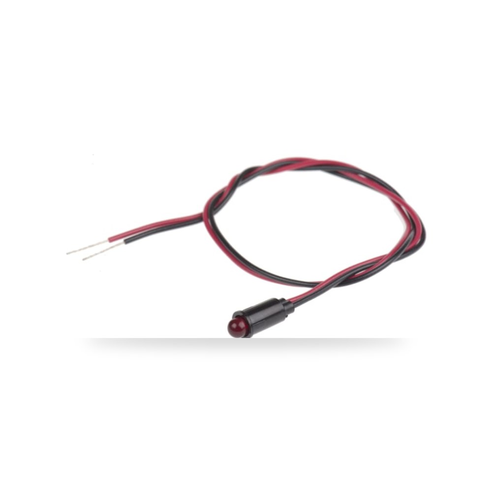 لمبة بيان وإشارة لوحات 5V DC أحمر 6.4 مم RS ريمكو للتوريدات الصناعية (Reemco Industrial)