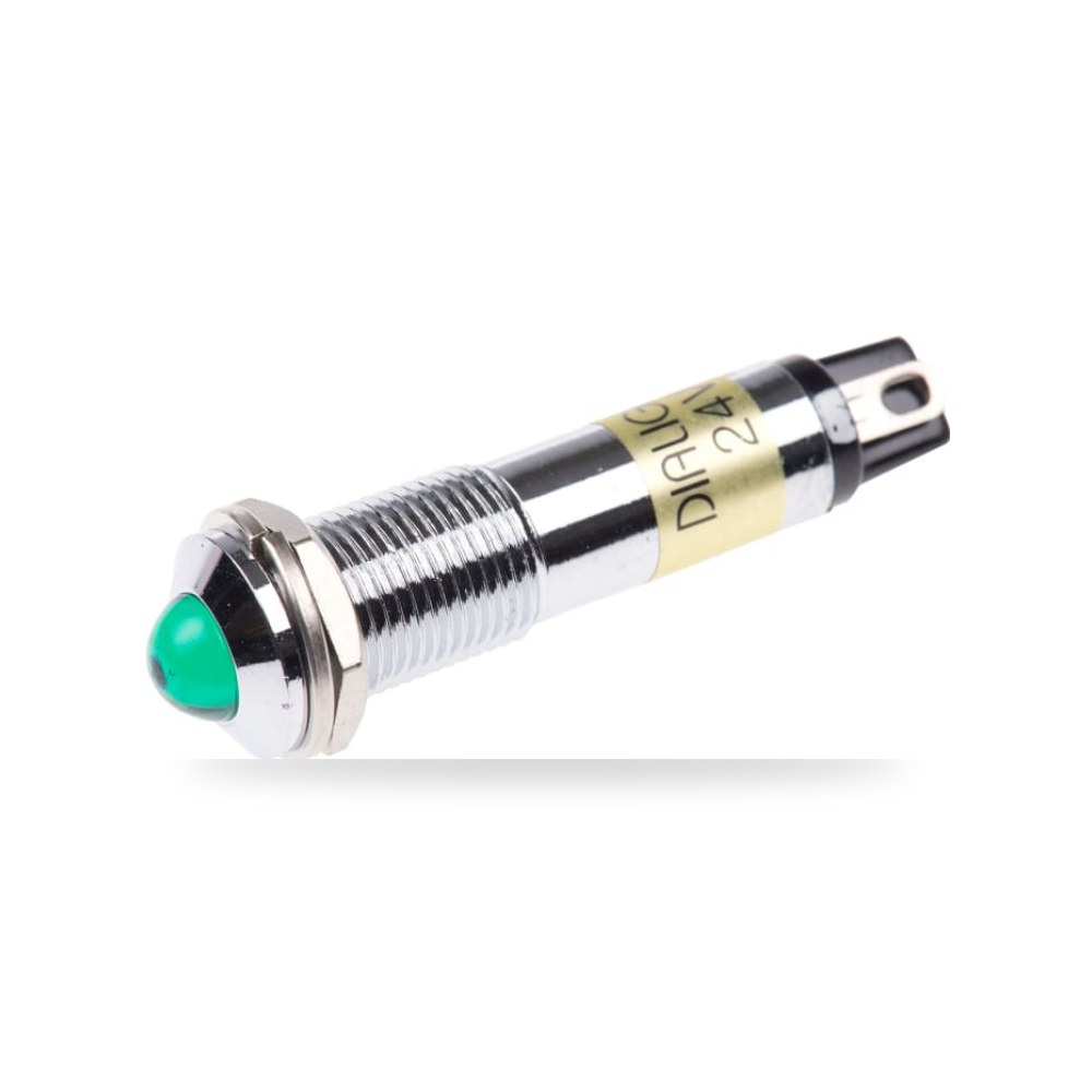 لمبة بيان وإشارة لوحات 24V DC أخضر 9 مم RS ريمكو للتوريدات الصناعية (Reemco Industrial)
