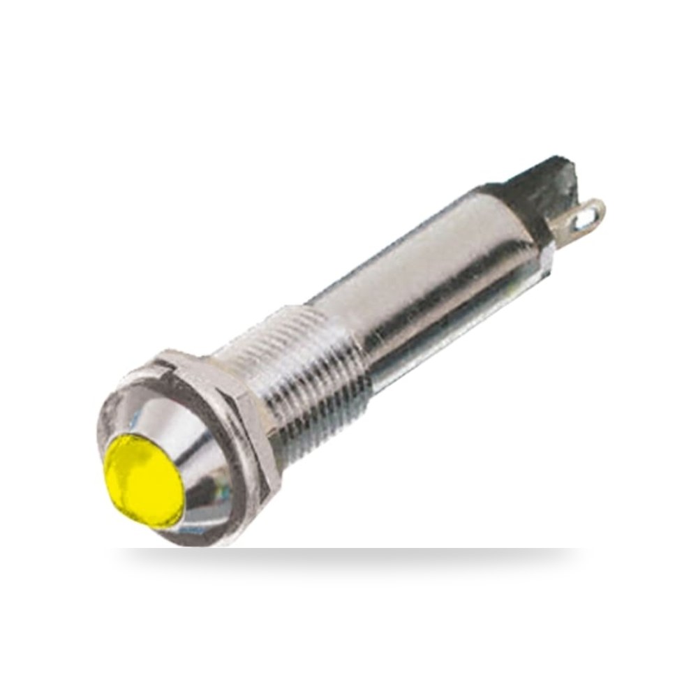 لمبة بيان وإشارة لوحات 24V DC أصفر 9 مم RS ريمكو للتوريدات الصناعية (Reemco Industrial)