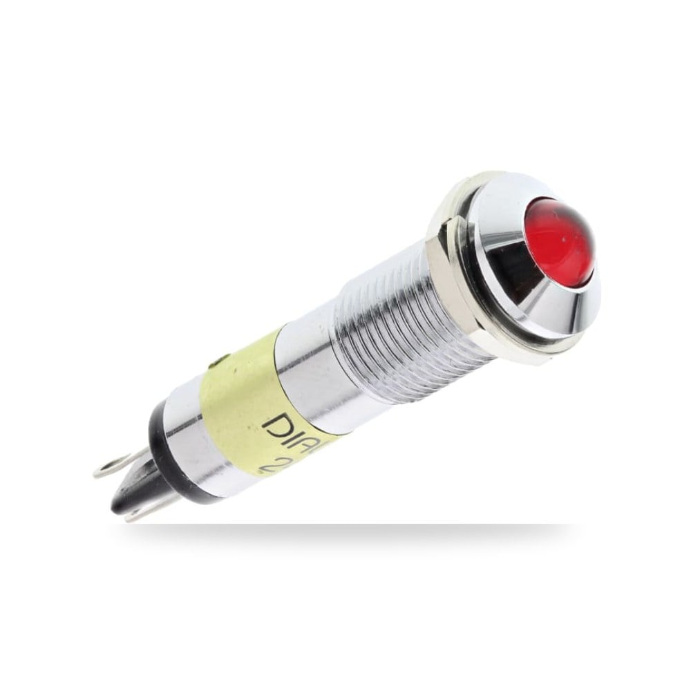 لمبة بيان وإشارة لوحات 24V DC أحمر 9 مم RS ريمكو للتوريدات الصناعية (Reemco Industrial)
