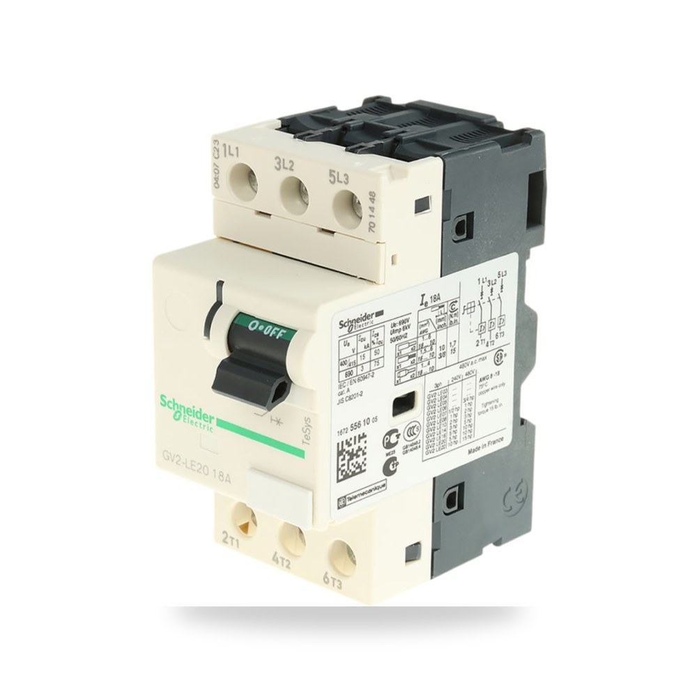 قاطع تيار أوتوماتيكي MCB 18A صناعي RS PRO ريمكو للتوريدات الصناعية (Reemco Industrial) موديل