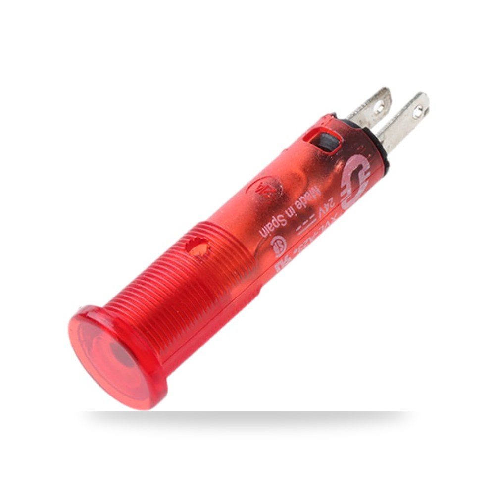 لمبة بيان وإشارة لوحات 24V أحمر 8 فئة شاقة RS ريمكو للتوريدات الصناعية (Reemco Industrial)