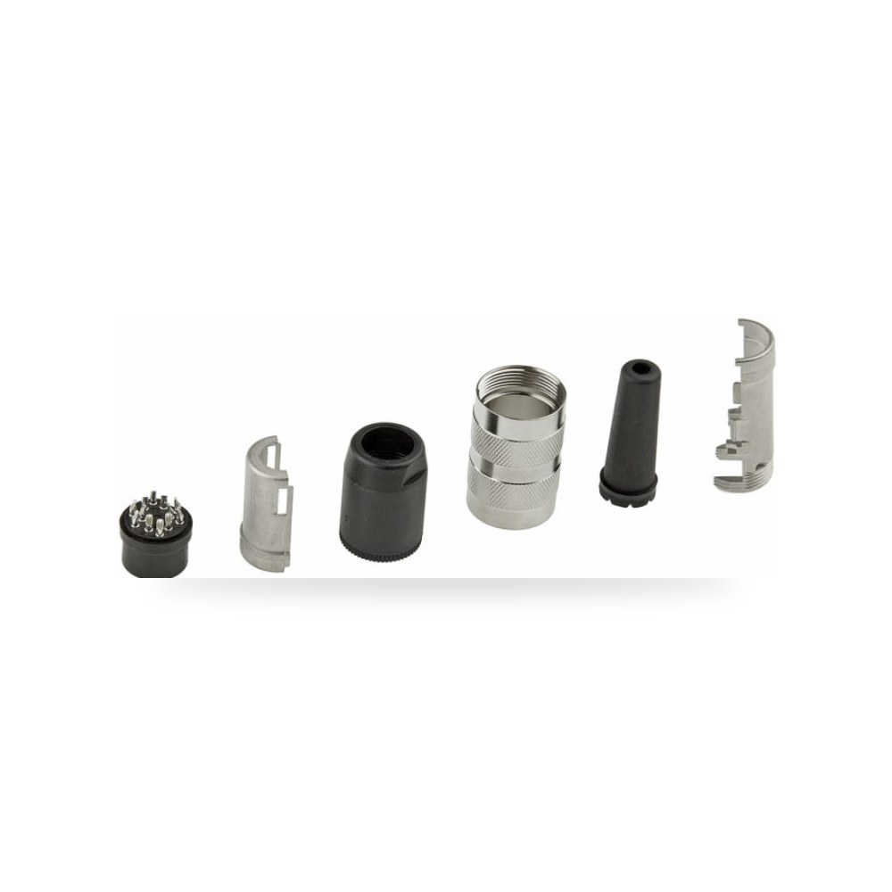 مقبس موصل دين DIN 12 أقطاب صناعي للدوائر RS ريمكو للتوريدات الصناعية (Reemco Industrial)