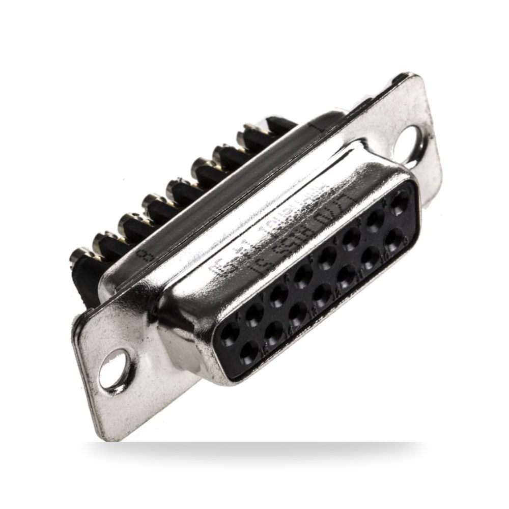 موصل D Sub لوحات تحكم 15 خط أنثى كابل طراز E ريمكو للتوريدات الصناعية (Reemco Industrial)