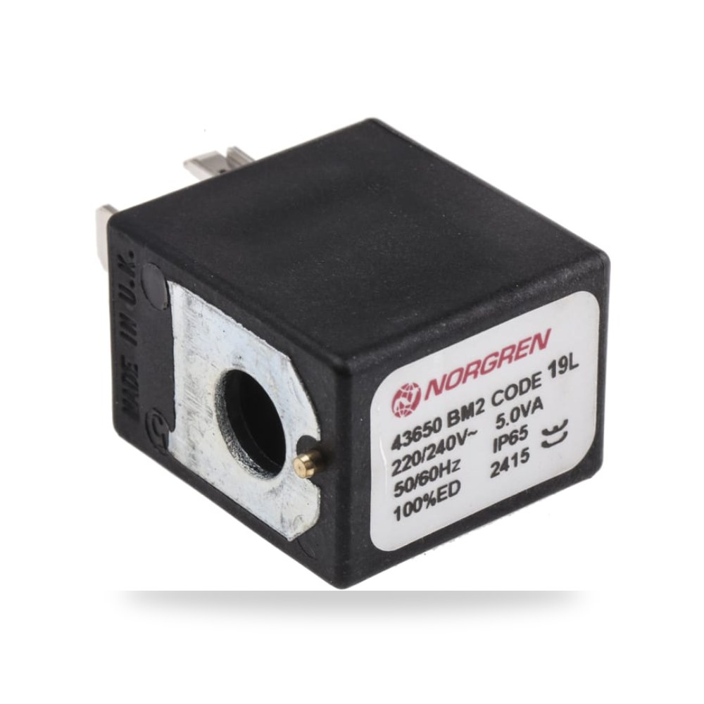 ملف بوبينة صمام سولينويد كهربائي 220V طراز ريمكو للتوريدات الصناعية (Reemco Industrial)