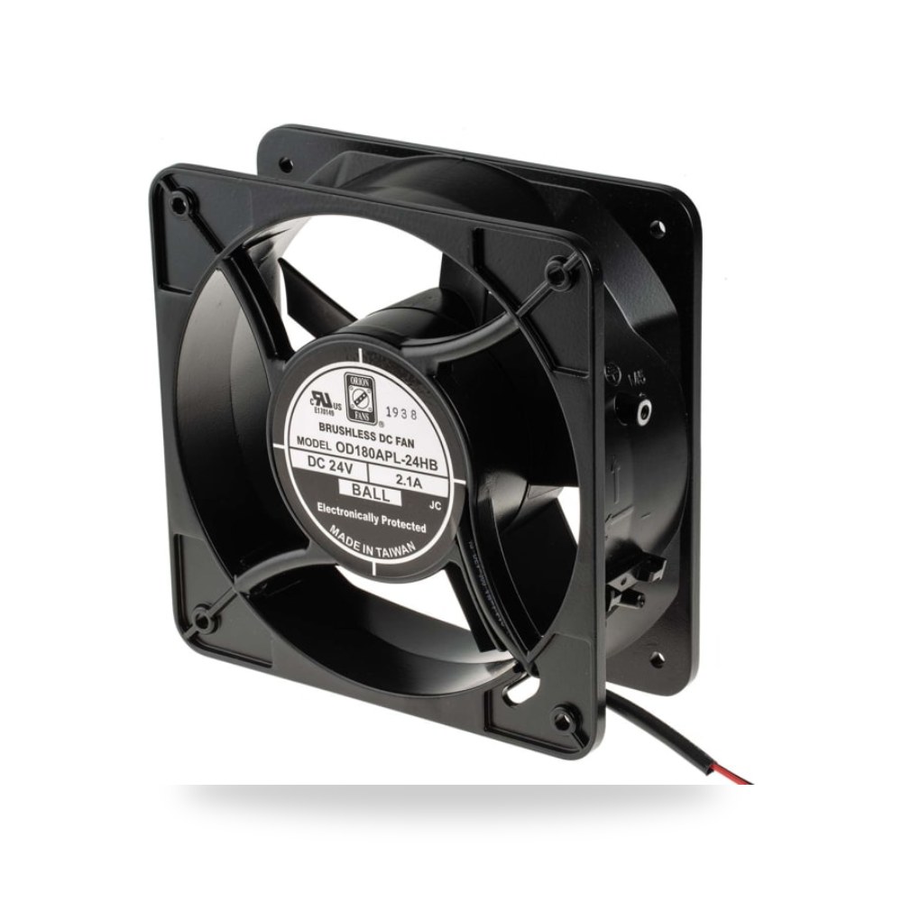مروحة تبريد محورية للكبائن 24V DC 180 مم طراز ريمكو للتوريدات الصناعية (Reemco Industrial)