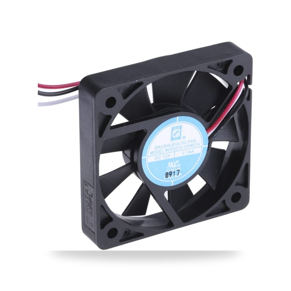 مروحة تبريد محورية للكبائن 12V DC 52 مم طراز ريمكو للتوريدات الصناعية (Reemco Industrial)