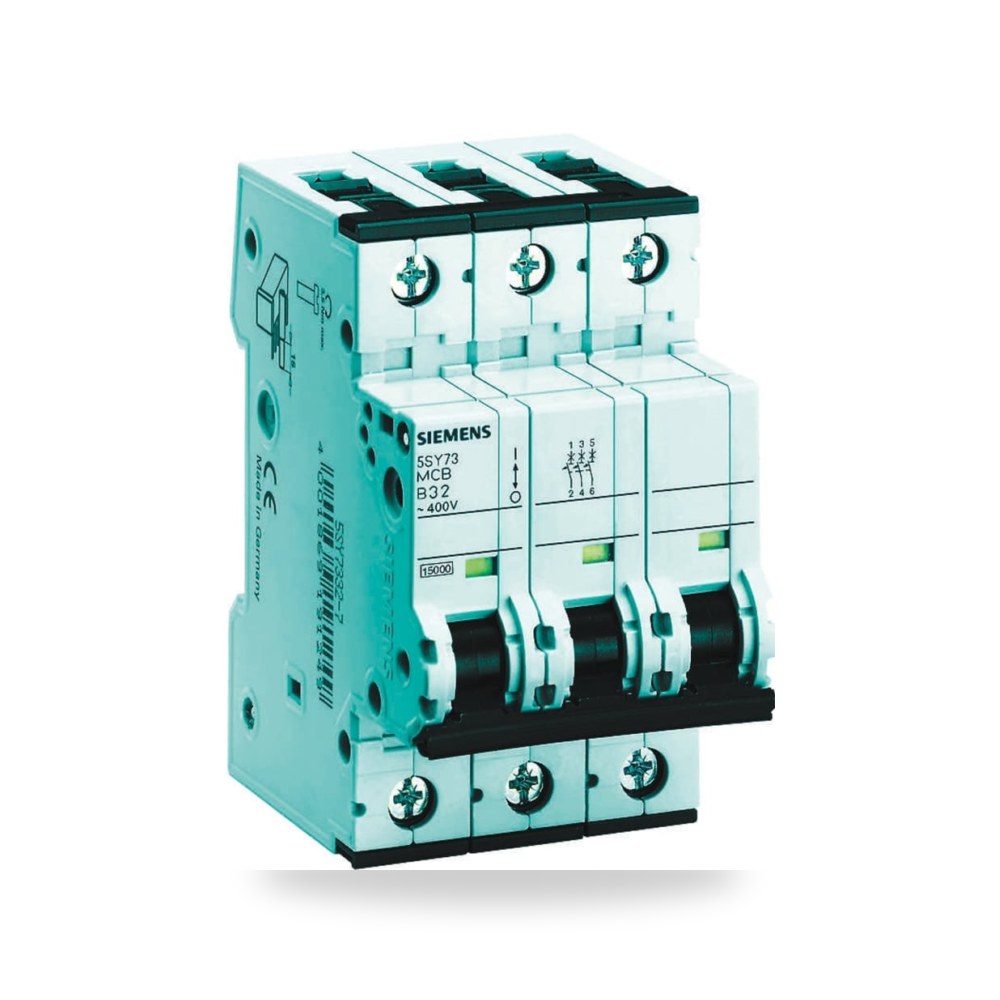 قاطع تيار أوتوماتيكي MCB ثلاثي 16A منحنى B ريمكو للتوريدات الصناعية (Reemco Industrial)