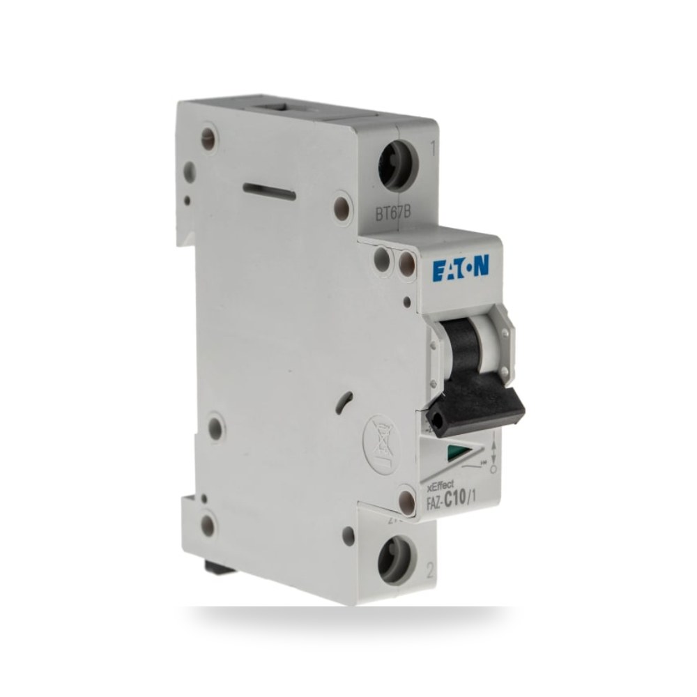 قاطع تيار أوتوماتيكي MCB أحادي 10A منحنى طراز ريمكو للتوريدات الصناعية (Reemco Industrial)