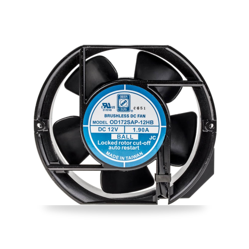 مروحة تبريد محورية للكبائن 12V DC 172 صناعي ريمكو للتوريدات الصناعية (Reemco Industrial)