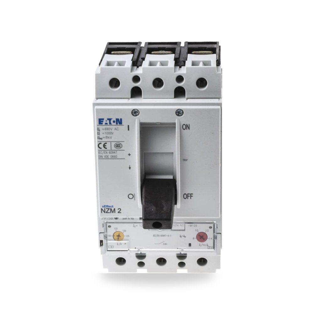 قاطع تيار أوتوماتيكي MCB أحادي 125A معتمد ريمكو للتوريدات الصناعية (Reemco Industrial)