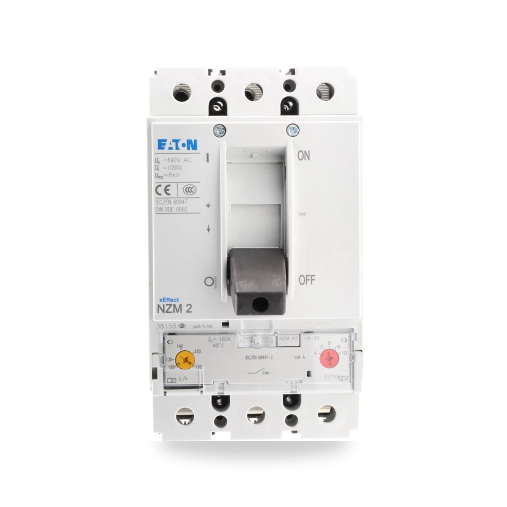 قاطع تيار أوتوماتيكي MCB ثلاثي 160A طراز C RS ريمكو للتوريدات الصناعية (Reemco Industrial)