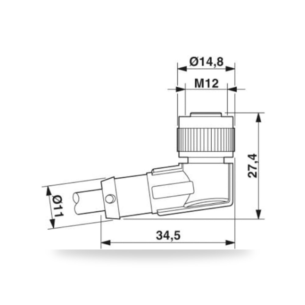 كابل توصيل حساسات ومشغلات 4 فئة K E صناعي RS ريمكو للتوريدات الصناعية (Reemco Industrial)