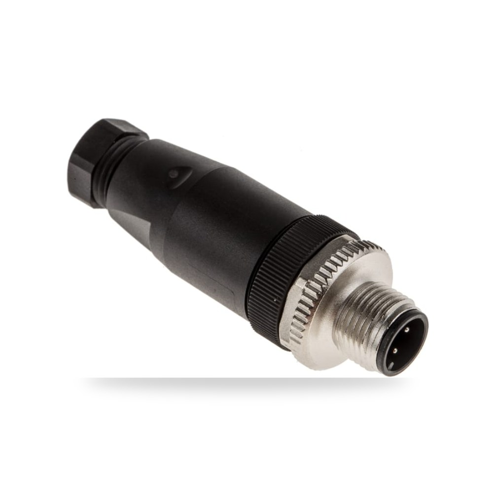 موصل دائري صناعي معتمد M12 4 أطراف كابل طراز ريمكو للتوريدات الصناعية (Reemco Industrial)