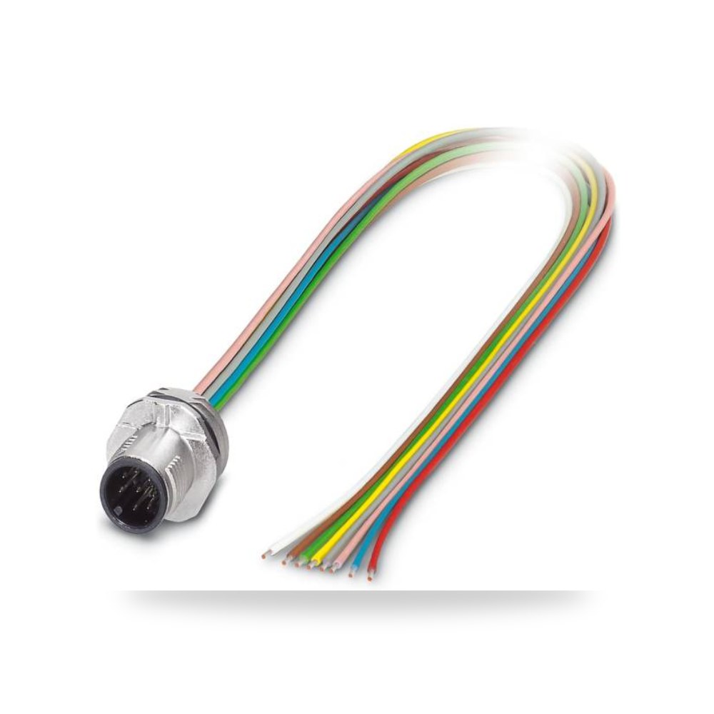 كابل توصيل حساسات ومشغلات M12 8 أطراف طراز F ريمكو للتوريدات الصناعية (Reemco Industrial)