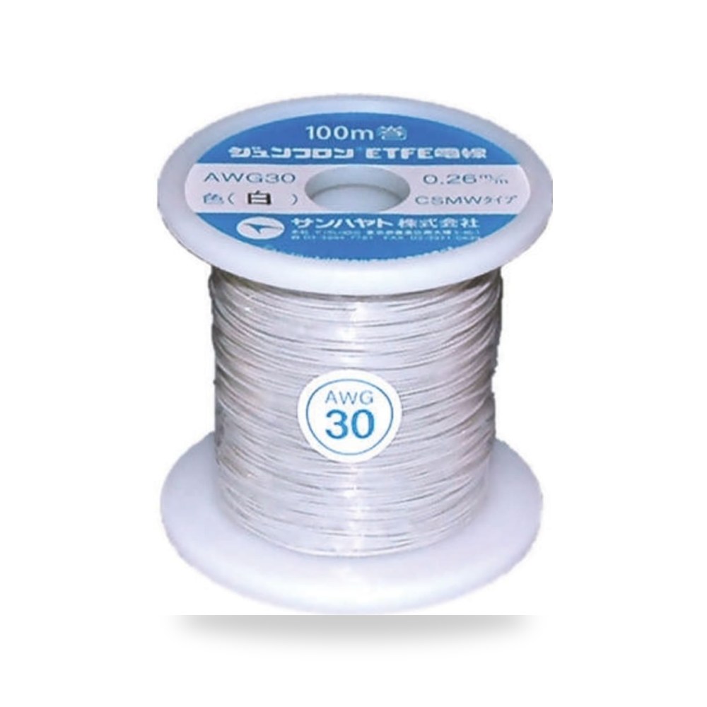سلك توصيل مرن بوردات 30 AWG أبيض 100 متر ريمكو للتوريدات الصناعية (Reemco Industrial)