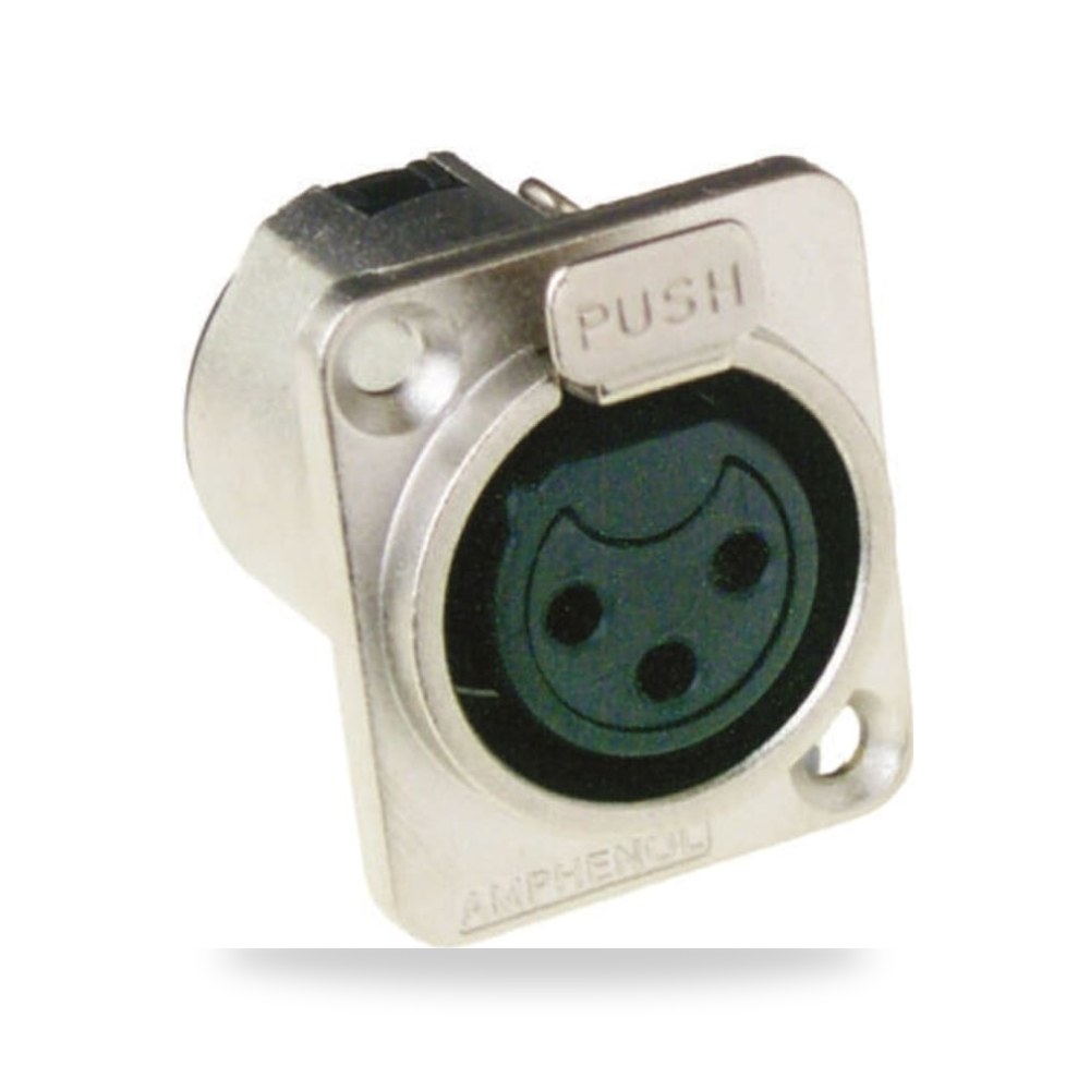 موصل إشارات وفيش XLR صوتي صناعي معتمد طراز P ريمكو للتوريدات الصناعية (Reemco Industrial)