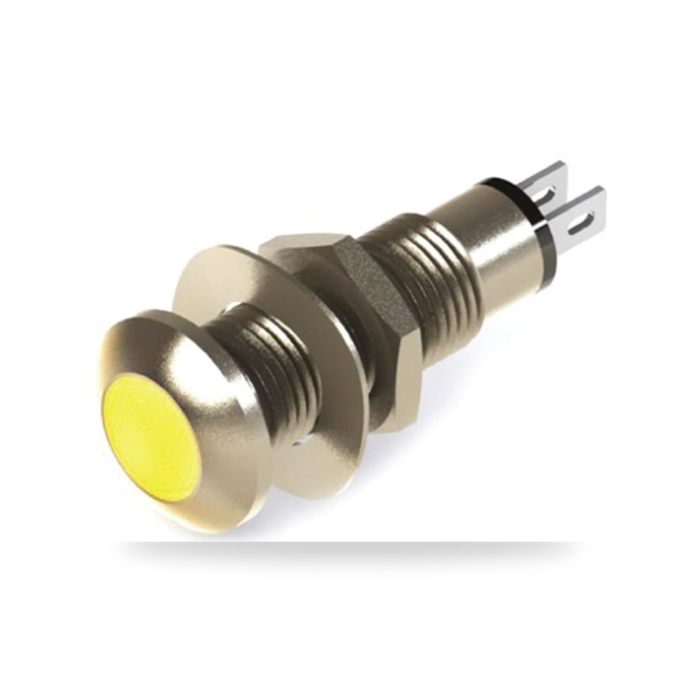 لمبة بيان وإشارة لوحات 110V AC أصفر 8.1 مم RS ريمكو للتوريدات الصناعية (Reemco Industrial)