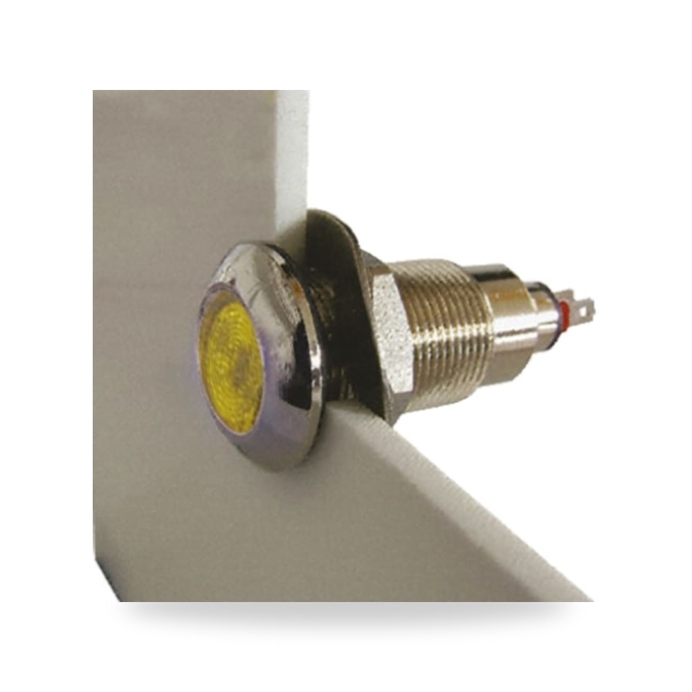 لمبة بيان وإشارة لوحات 28V DC أصفر فئة شاقة ريمكو للتوريدات الصناعية (Reemco Industrial)
