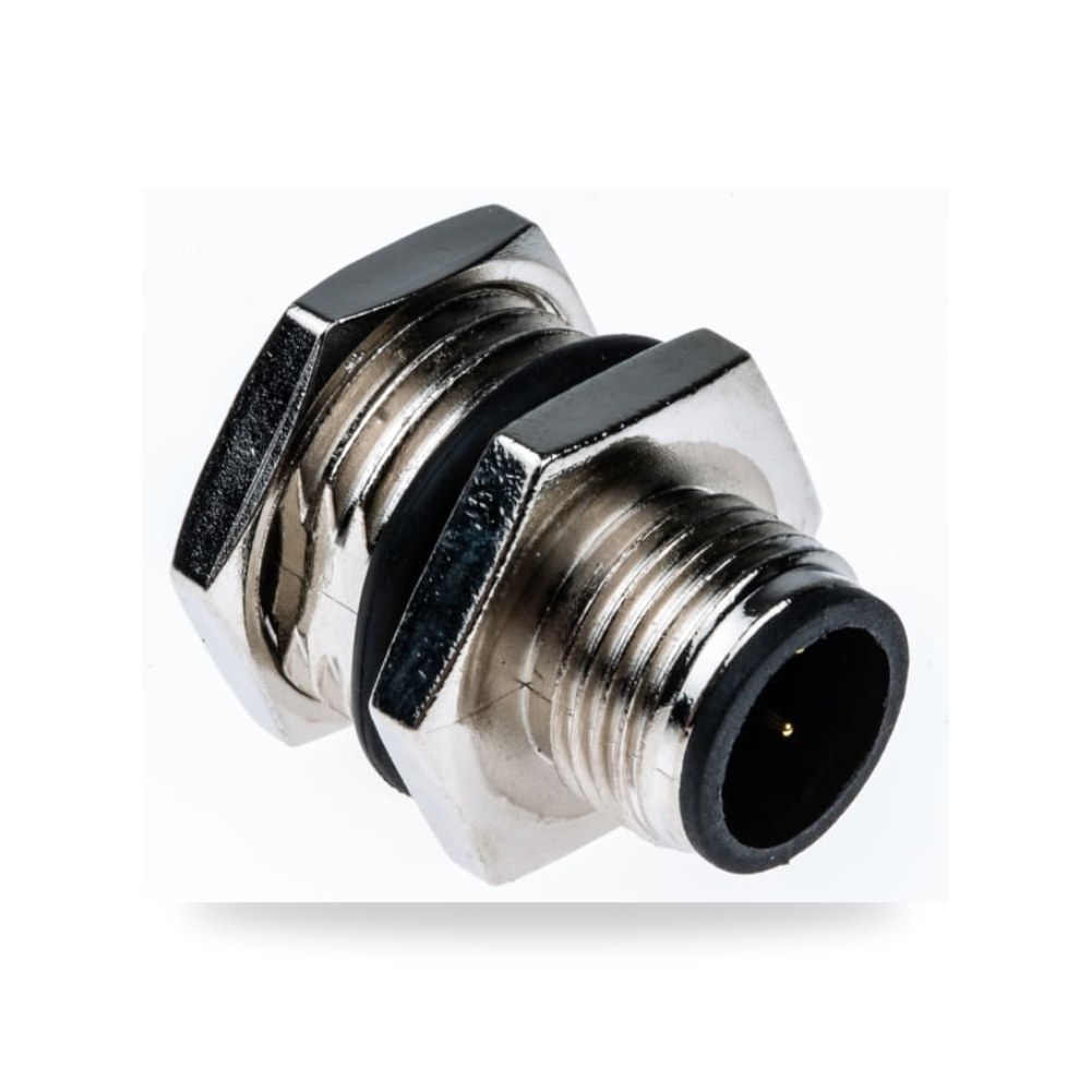موصل دائري صناعي معتمد M12 4 أطراف لوحات طراز ريمكو للتوريدات الصناعية (Reemco Industrial)