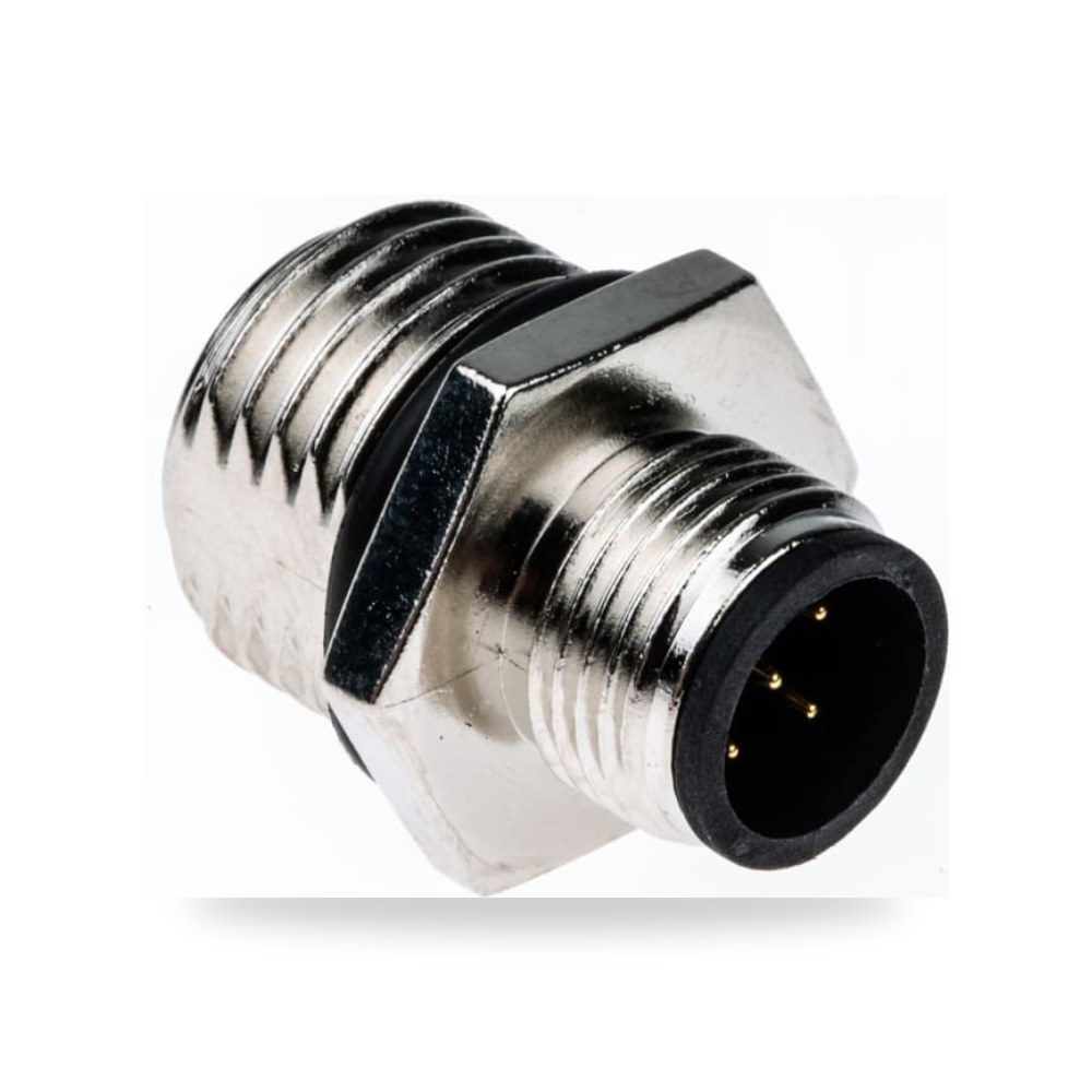 موصل دائري صناعي معتمد M12 5 أطراف طراز K RS ريمكو للتوريدات الصناعية (Reemco Industrial)