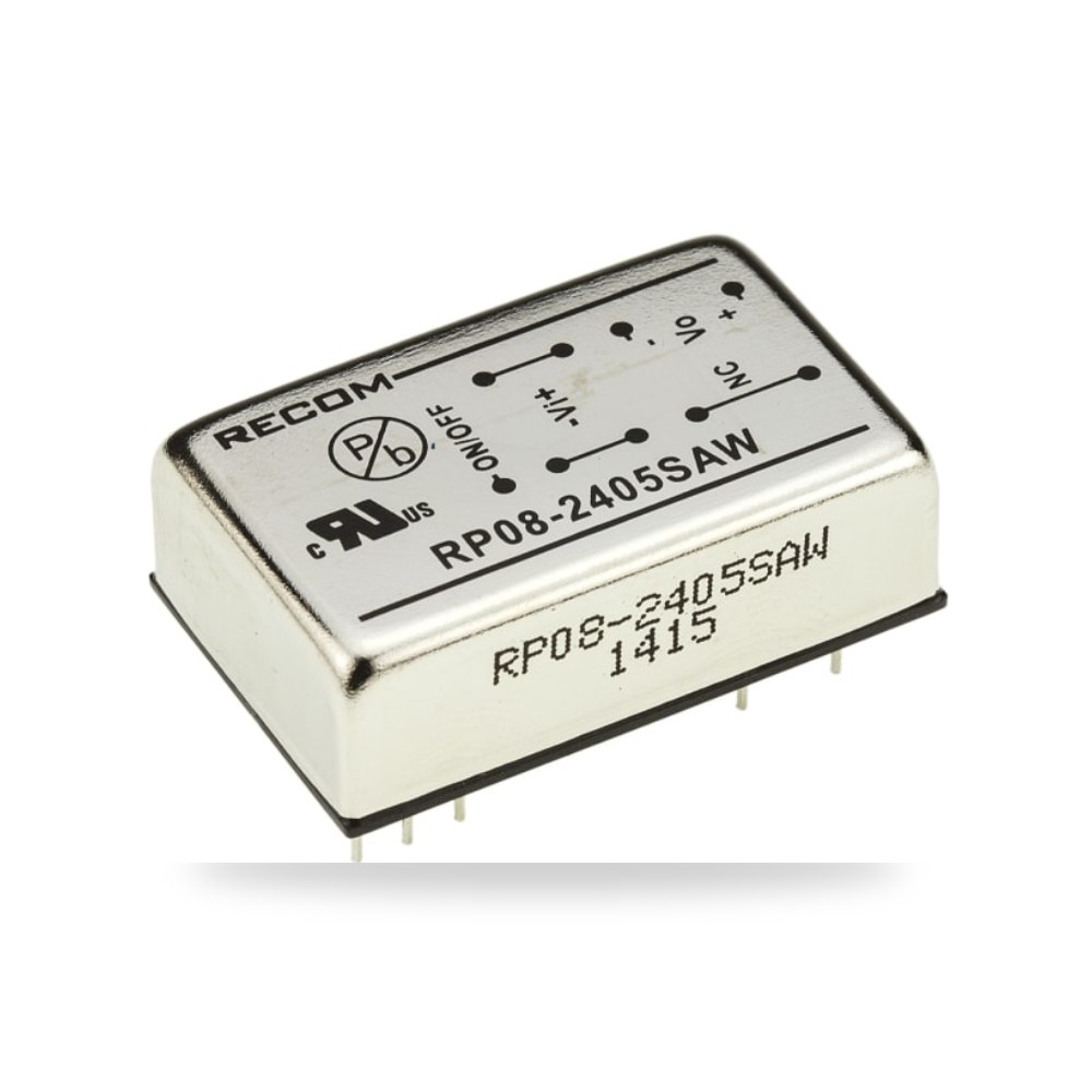 محول جهد DC DC 5 فولت 8 عالي الكفاءة RS PRO ريمكو للتوريدات الصناعية (Reemco Industrial)