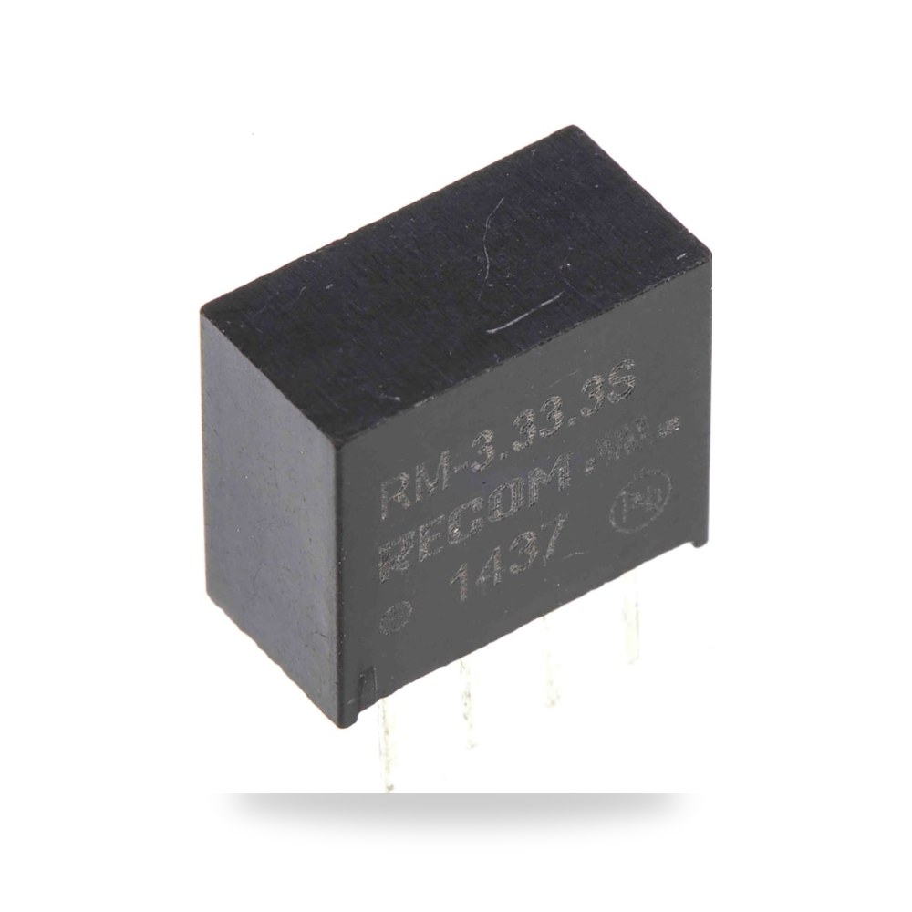 محول جهد DC DC 3.3 فولت 2 واط صناعي فولاذي RS ريمكو للتوريدات الصناعية (Reemco Industrial)