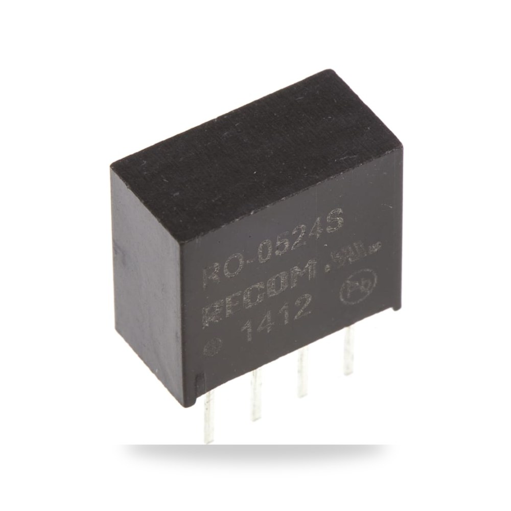 محول جهد DC DC 24 فولت 1 واط صناعي تجهيز ريمكو للتوريدات الصناعية (Reemco Industrial)