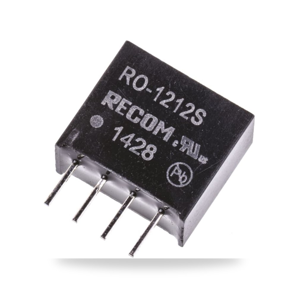 محول جهد DC DC 12 فولت 1 واط طراز D متين RS ريمكو للتوريدات الصناعية (Reemco Industrial)