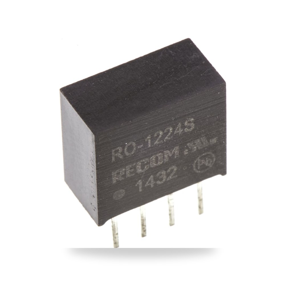 محول جهد DC DC 24 فولت 1 واط صناعي عالي الدقة ريمكو للتوريدات الصناعية (Reemco Industrial)