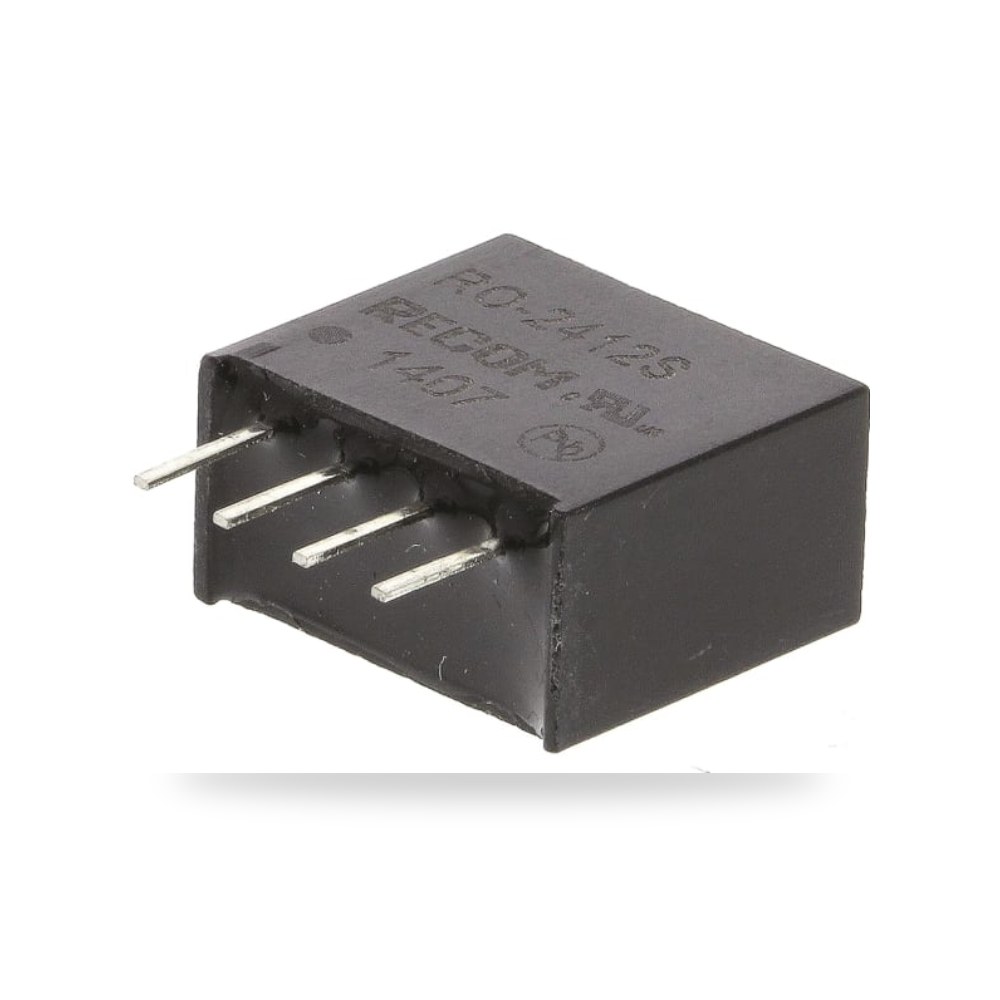 محول جهد DC DC 12 فولت 1 واط طراز E صناعي RS ريمكو للتوريدات الصناعية (Reemco Industrial)