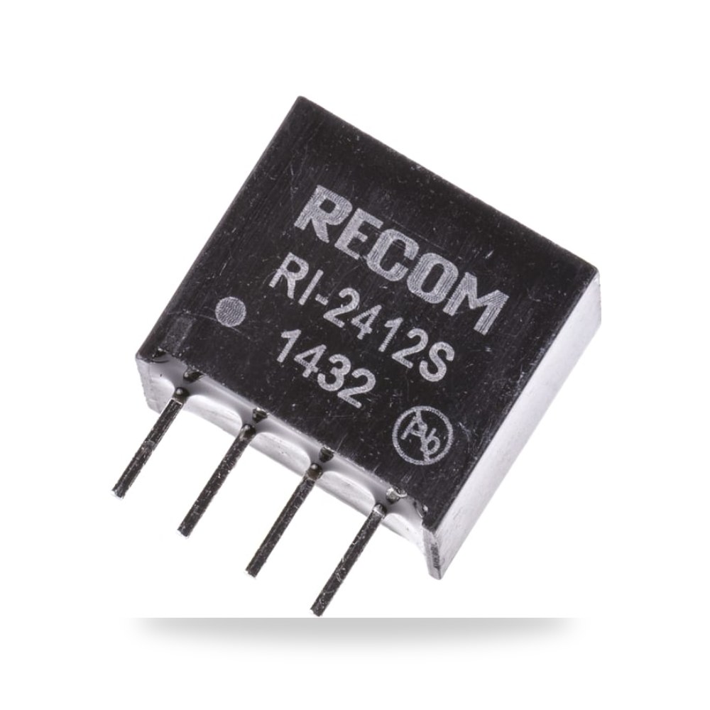 محول جهد DC DC 12 فولت 2 واط صناعي معتمد طراز ريمكو للتوريدات الصناعية (Reemco Industrial)