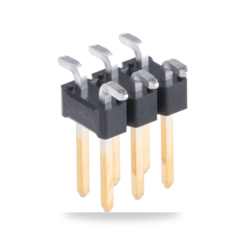 موصل وبن هيدر بوردات PCB 6 خط خطوة 2.54 مم ريمكو للتوريدات الصناعية (Reemco Industrial)